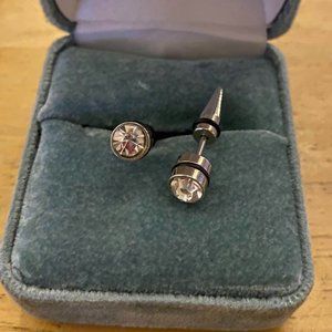 Studded Dagger Back earrings